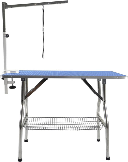 Flying Pig Large Size Super Durable Heavy Duty Dog Pet Foldable Grooming Table (44" X 24")